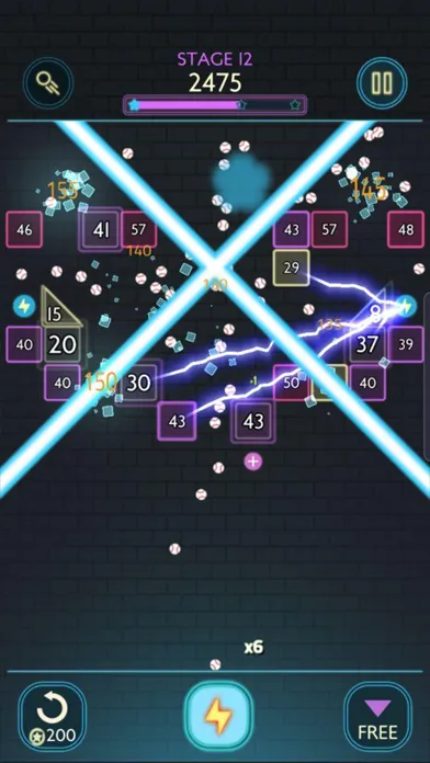 Tangkapan layar Neon Bricks : Legend balls