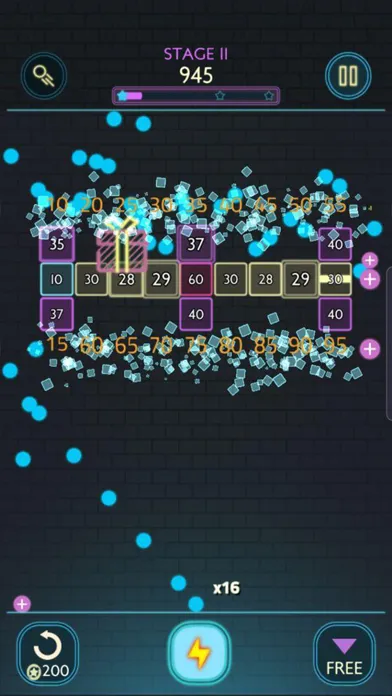 Tangkapan layar Neon Bricks : Legend balls