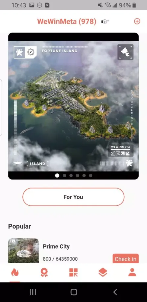 Capturas de pantalla de WeWinMeta
