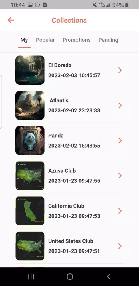 Capturas de pantalla de WeWinMeta