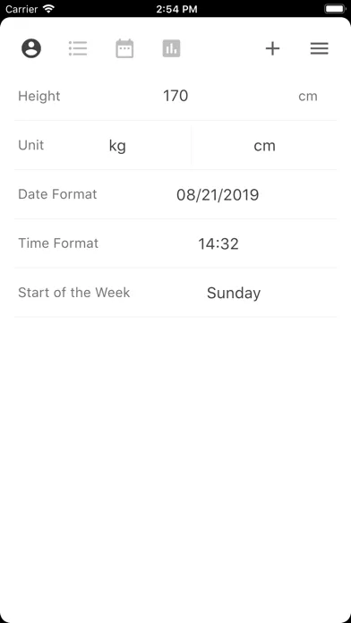 Weight Tracker - WHPH.net スクリーンショット