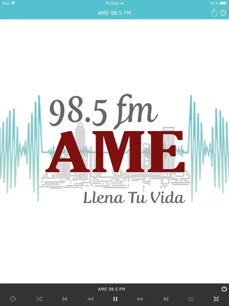 AME 98.5 FM iPad  Ekran Görüntüleri