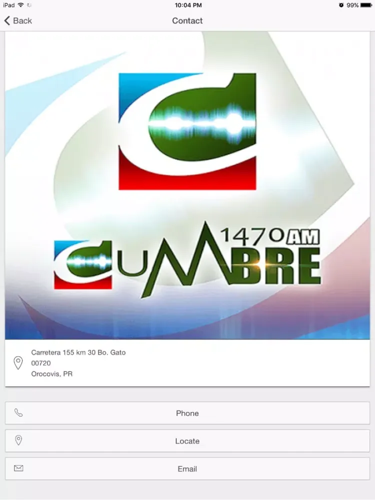 Cumbre 1470 AM iPad  سکرین شاٹس