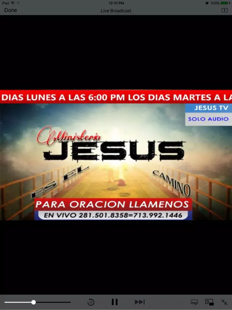 Capturas de tela do Ministerio Jesús es el Camino iPad 
