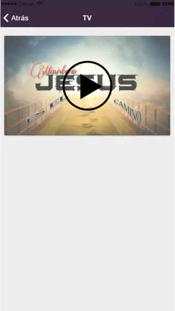 Capturas de tela do Ministerio Jesús es el Camino