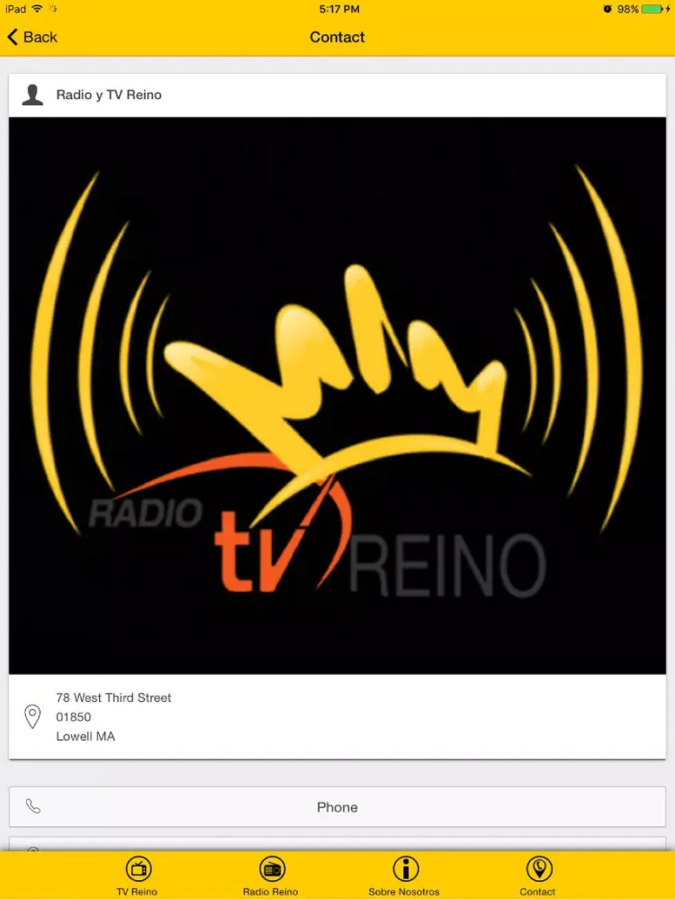 Radio y TV Reino iPad  Ekran Görüntüleri