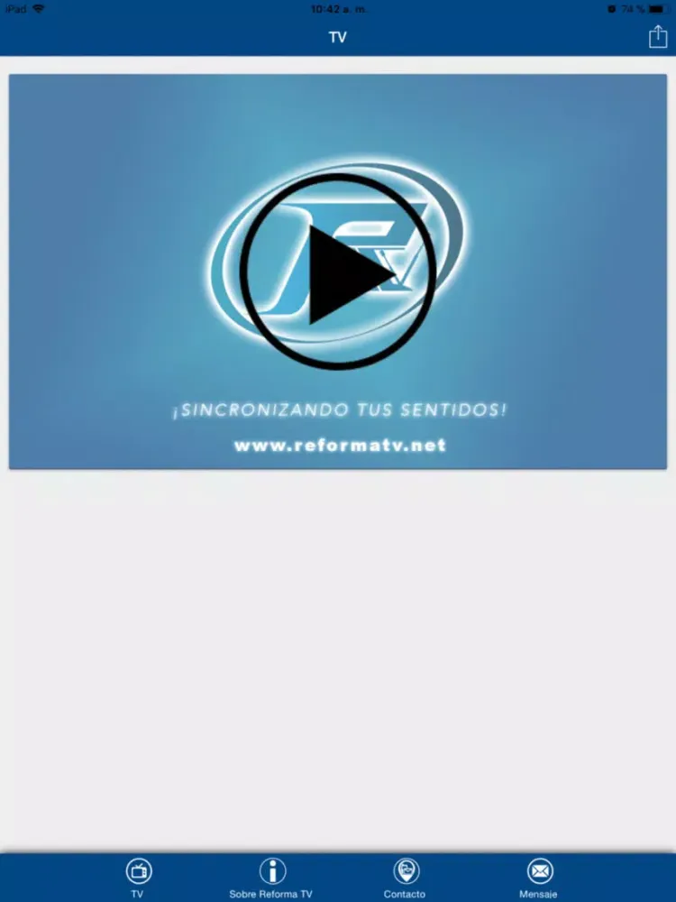 Radio Reforma TV iPad  Screenshots
