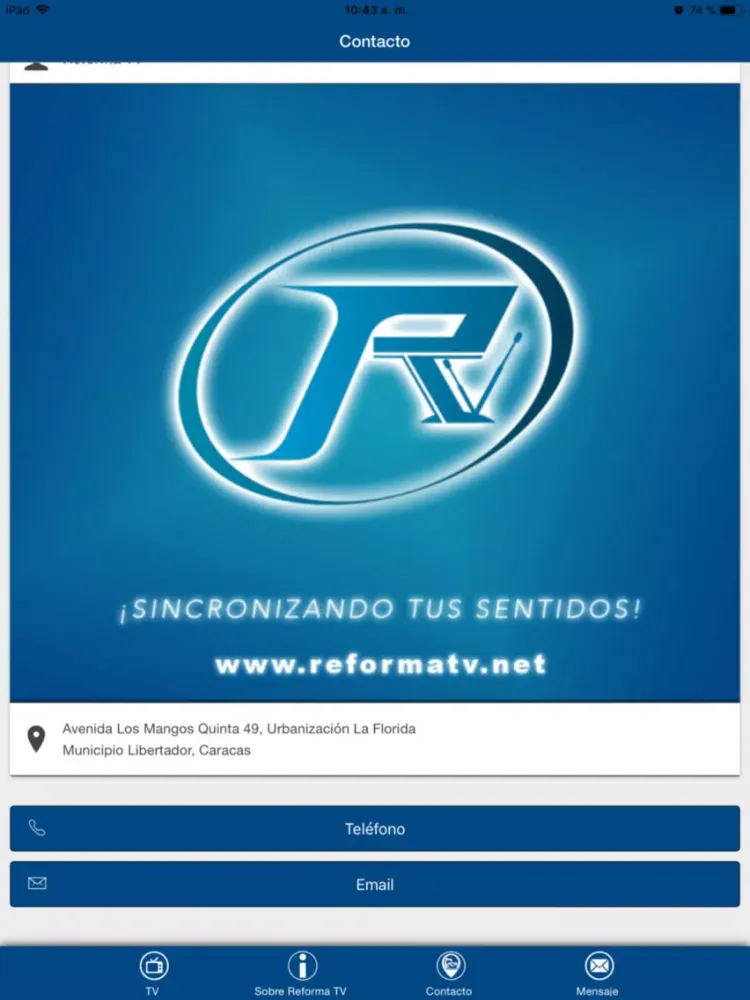 Radio Reforma TV iPad  Screenshots