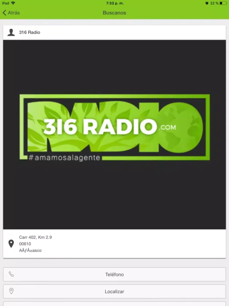 316 Radio iPad  Screenshots