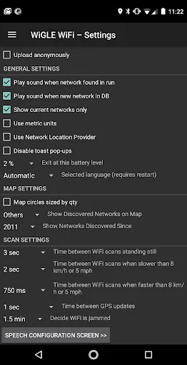 WiGLE WiFi Wardriving应用截图