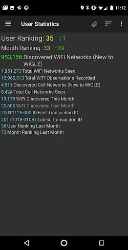 WiGLE WiFi Wardriving应用截图