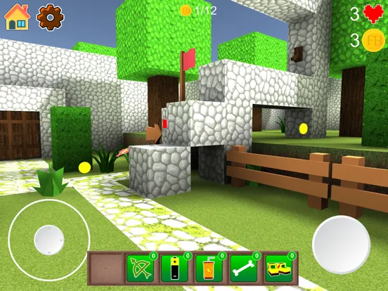 Capturas de tela do Find The Button Craft Game iPad 