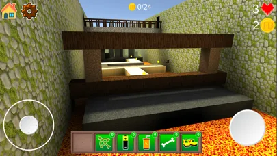 Capturas de tela do Find The Button Craft Game