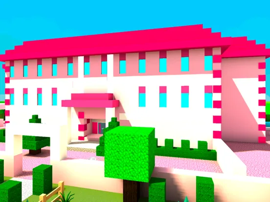 Screenshot di Pink Princess House Craft Game iPad 