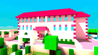 Screenshot di Pink Princess House Craft Game