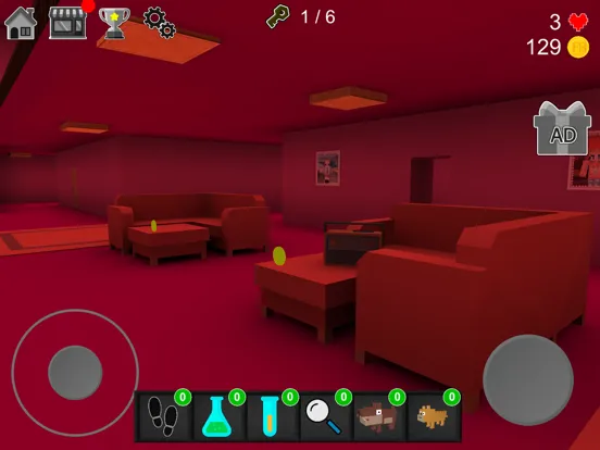 Horror In The Pink House iPad  스크린샷