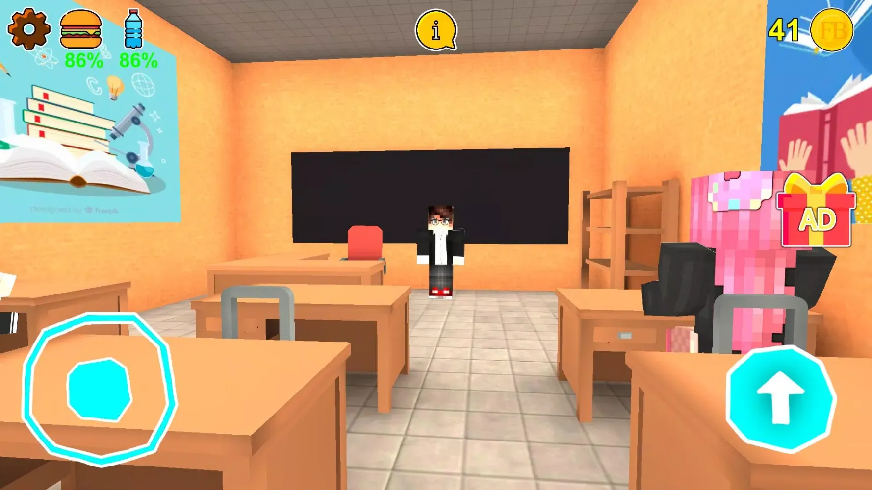 School and Neighborhood Game Screenshots