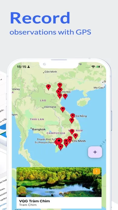 Tangkapan skrin Vietnam Birds (plus)