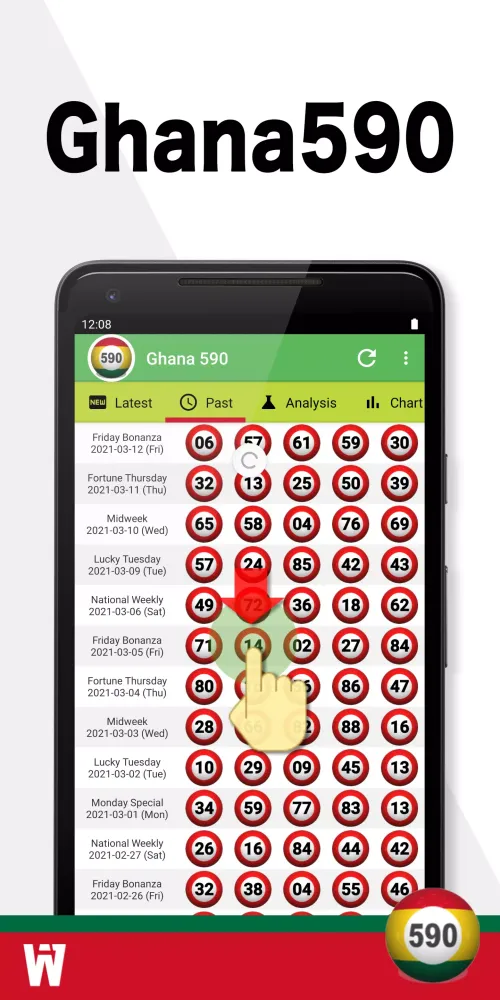 ภาพหน้าจอของ Lotto590