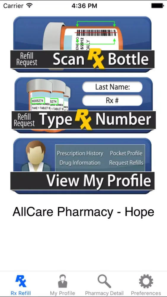 Screenshot di AllCare Rx