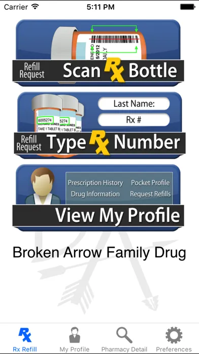 Tangkapan skrin Broken Arrow Family Drug