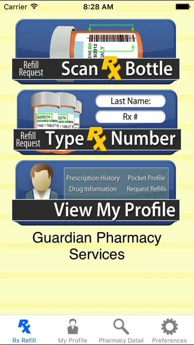Captures d'écran de Guardian Pharmacy Services