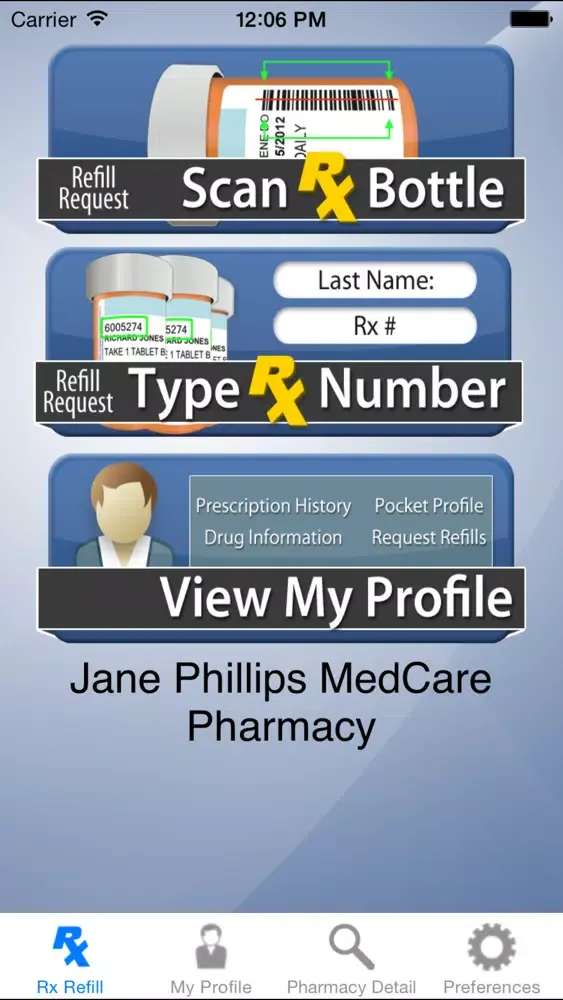 Capturas de tela do MedCare Rx