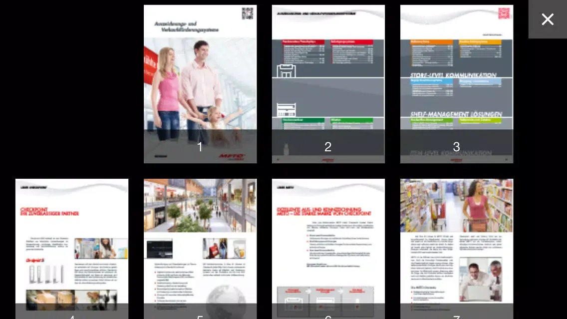 Ảnh chụp màn hình của METO Catalogue