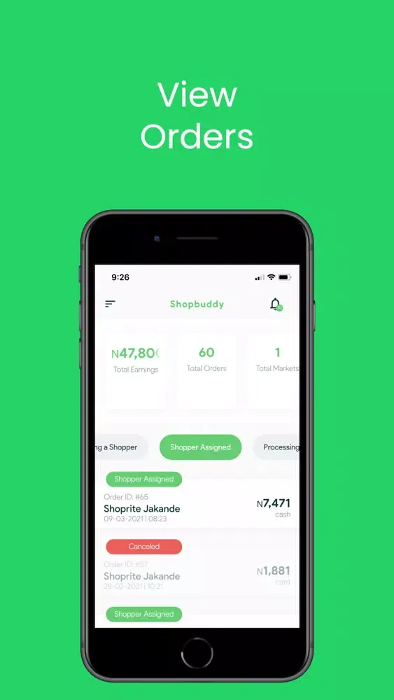 ภาพหน้าจอของ My Shopbuddy Manager App