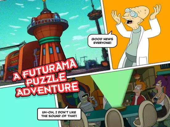 Futurama: Game of Drones iPad  Screenshots