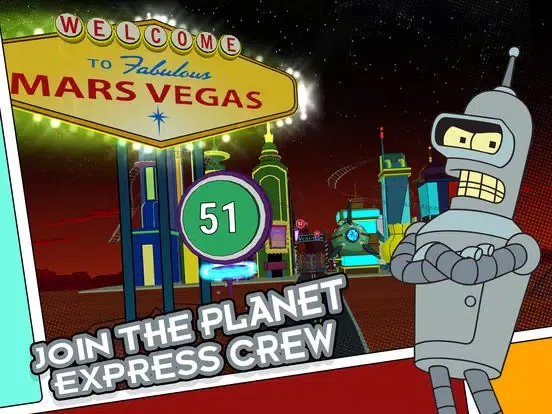 Futurama: Game of Drones iPad  Screenshots