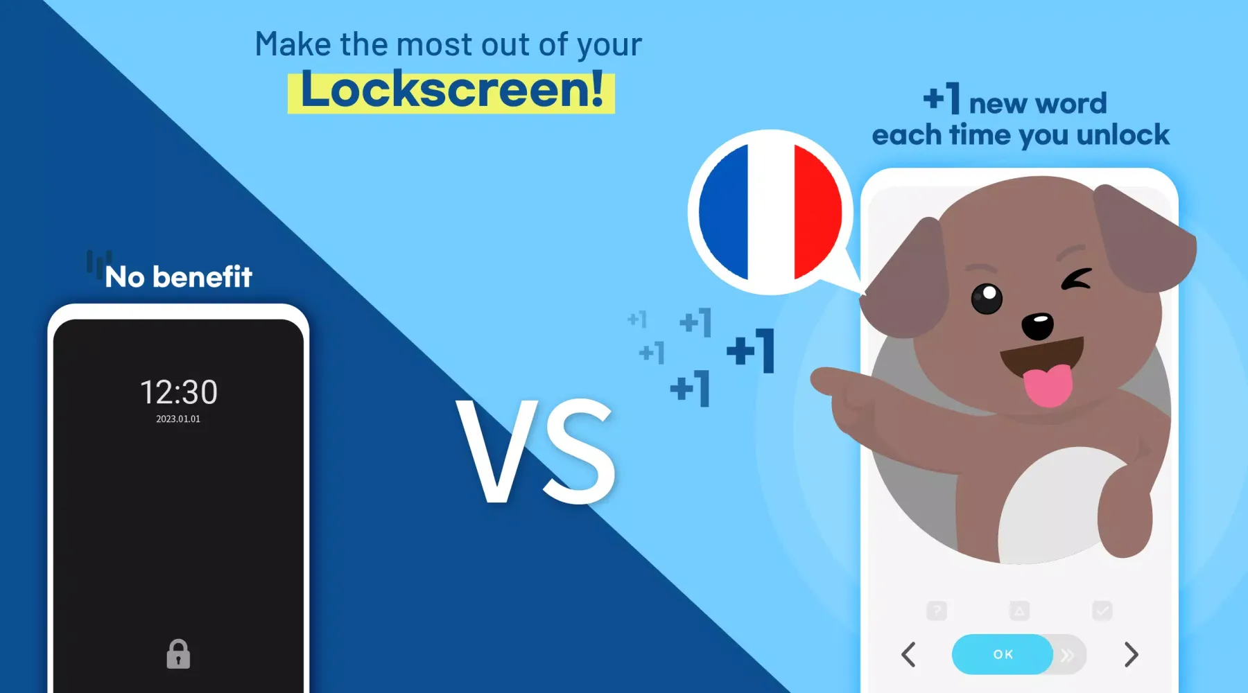 Captures d'écran de WordBit French (for English)