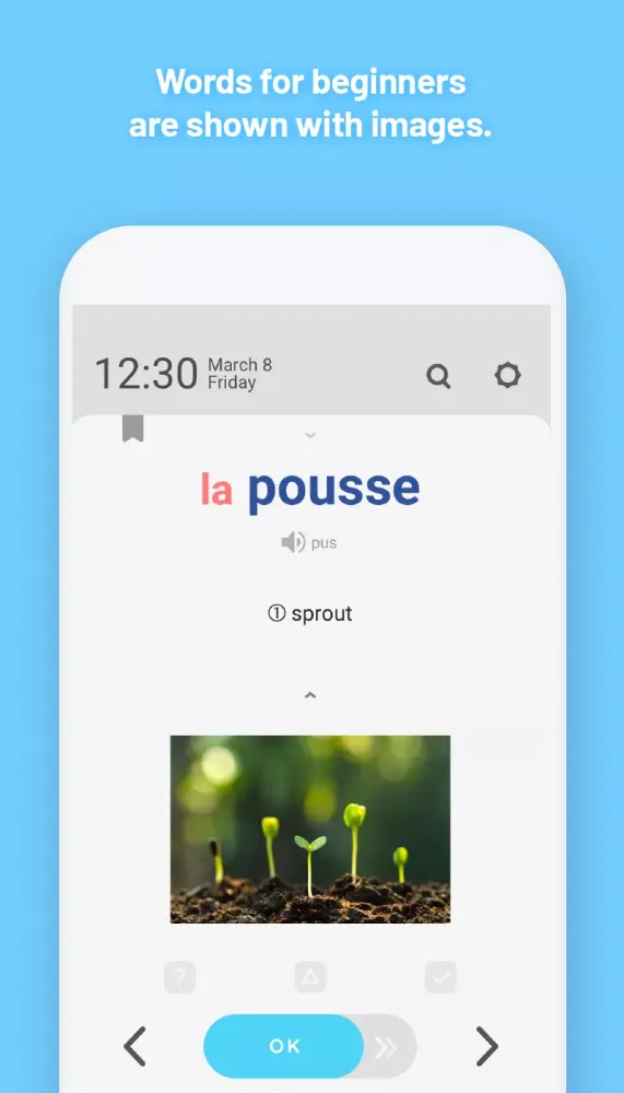 Captures d'écran de WordBit French (for English)