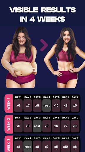 Workout for Women: Fit & Sweat Screenshots