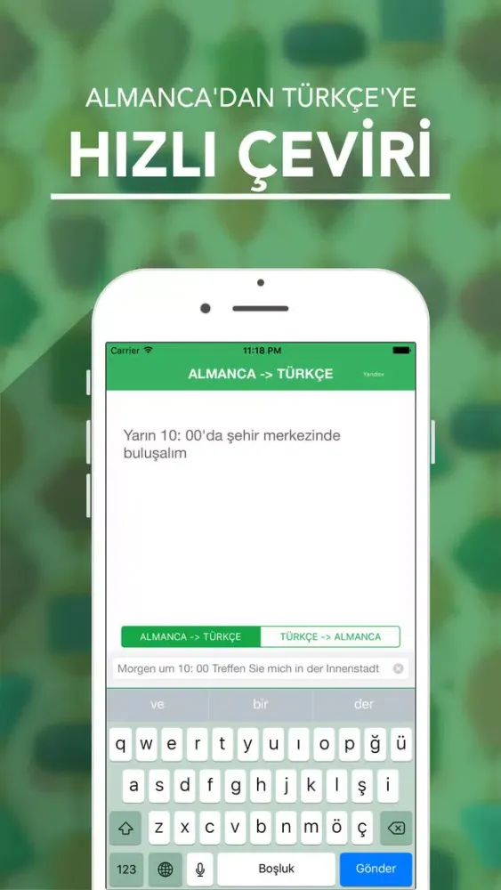 ภาพหน้าจอของ Almanca - Türkçe Sözlük & Çeviri
