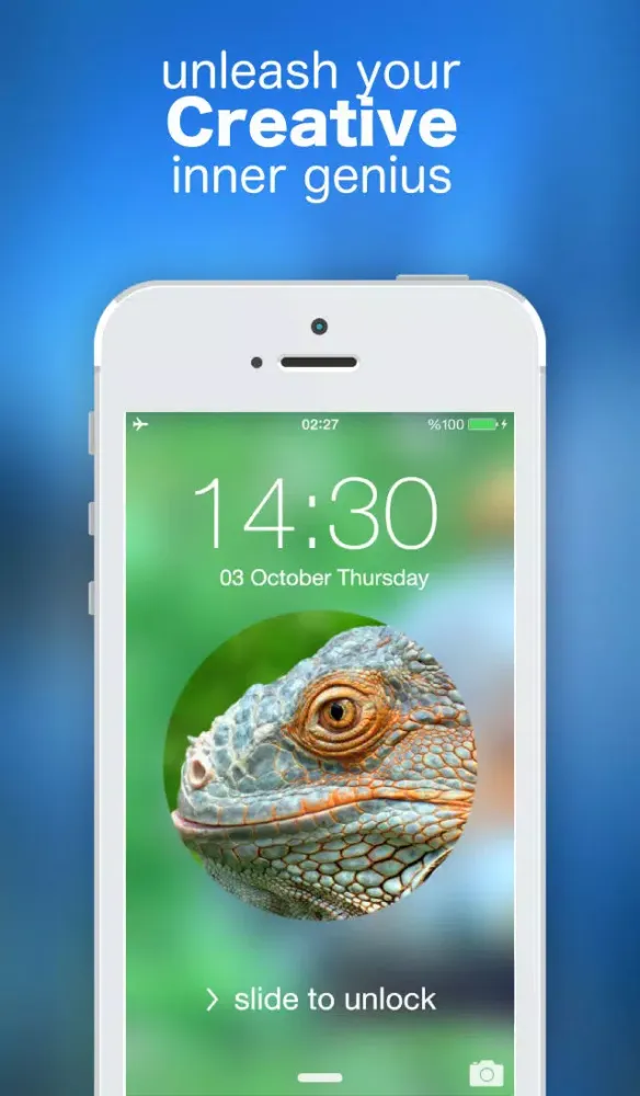 Blurry Lock Screen Wallpaper Designer سکرین شاٹس