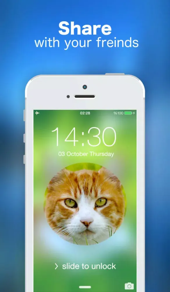 Blurry Lock Screen Wallpaper Designer سکرین شاٹس