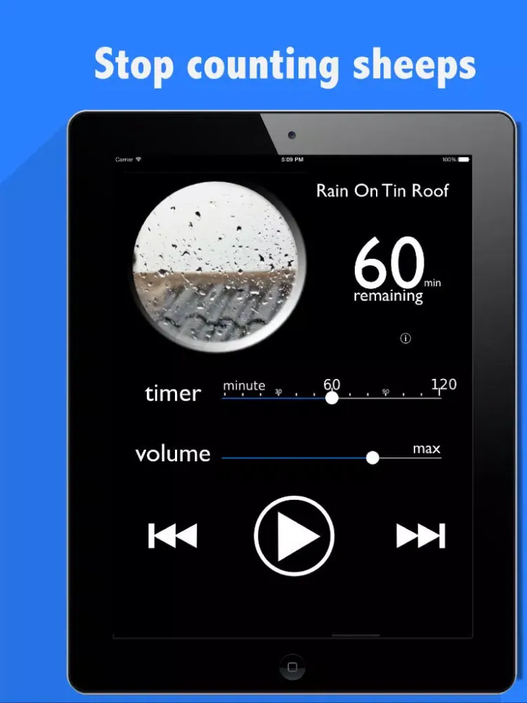 Captures d'écran de Rain - Meditate, Sleep, Relax iPad 