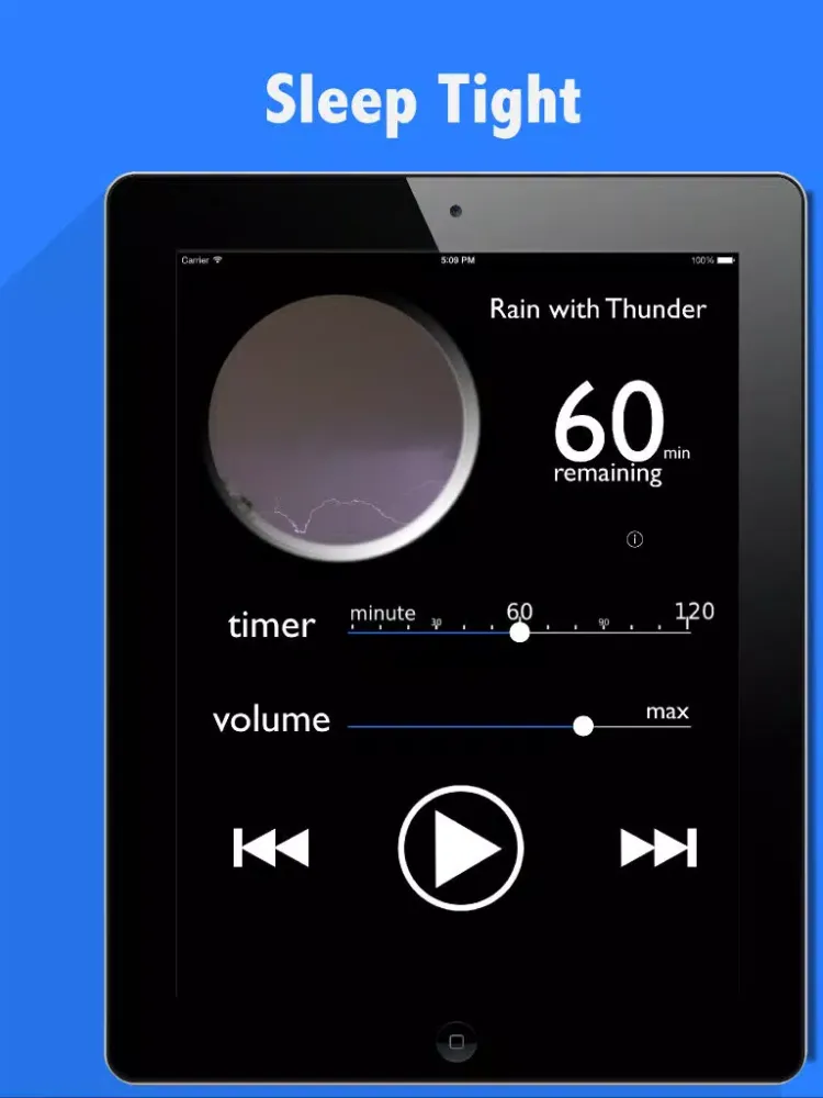 Captures d'écran de Rain - Meditate, Sleep, Relax iPad 