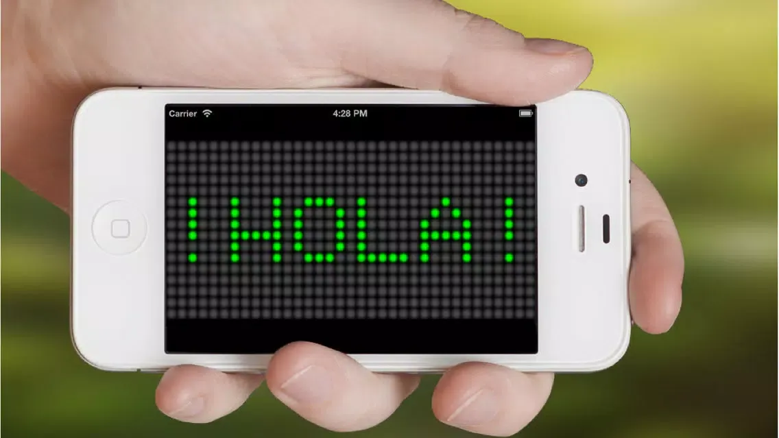 iLED - Scrolling LED Banner Screenshots