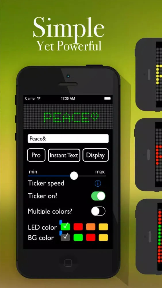 iLED - Scrolling LED Banner Screenshots