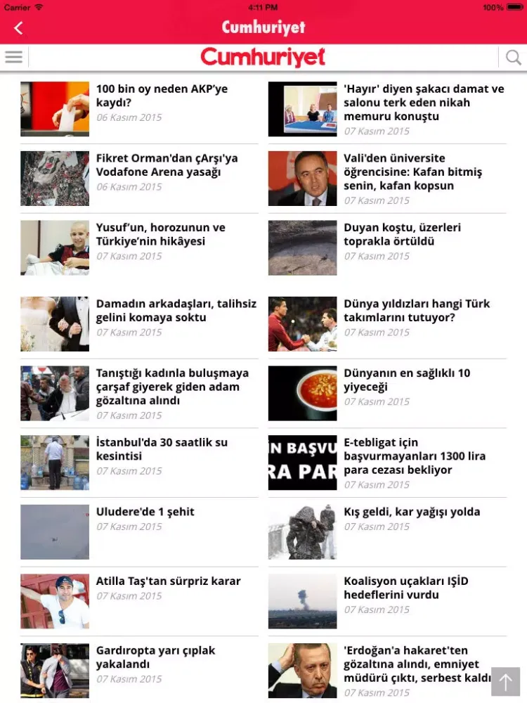 Gazete Manşetleri iPad  Screenshots