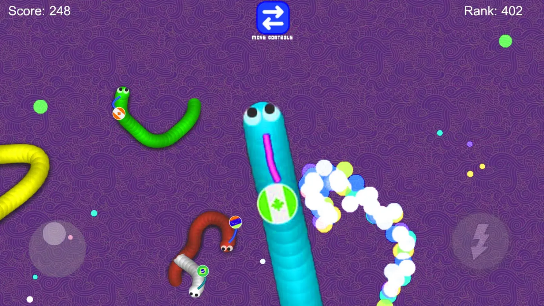 Worms Snake Zone Battle .io Screenshots