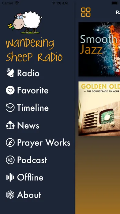 Wandering Sheep Radio Screenshots