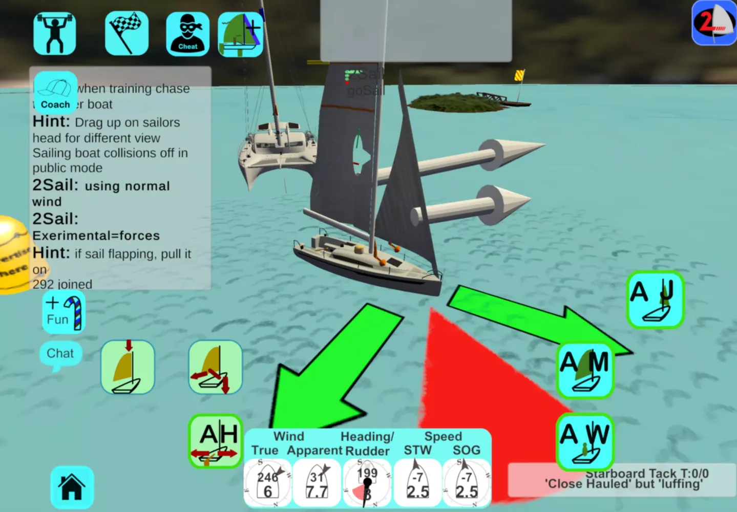 Capturas de pantalla de 2Sail