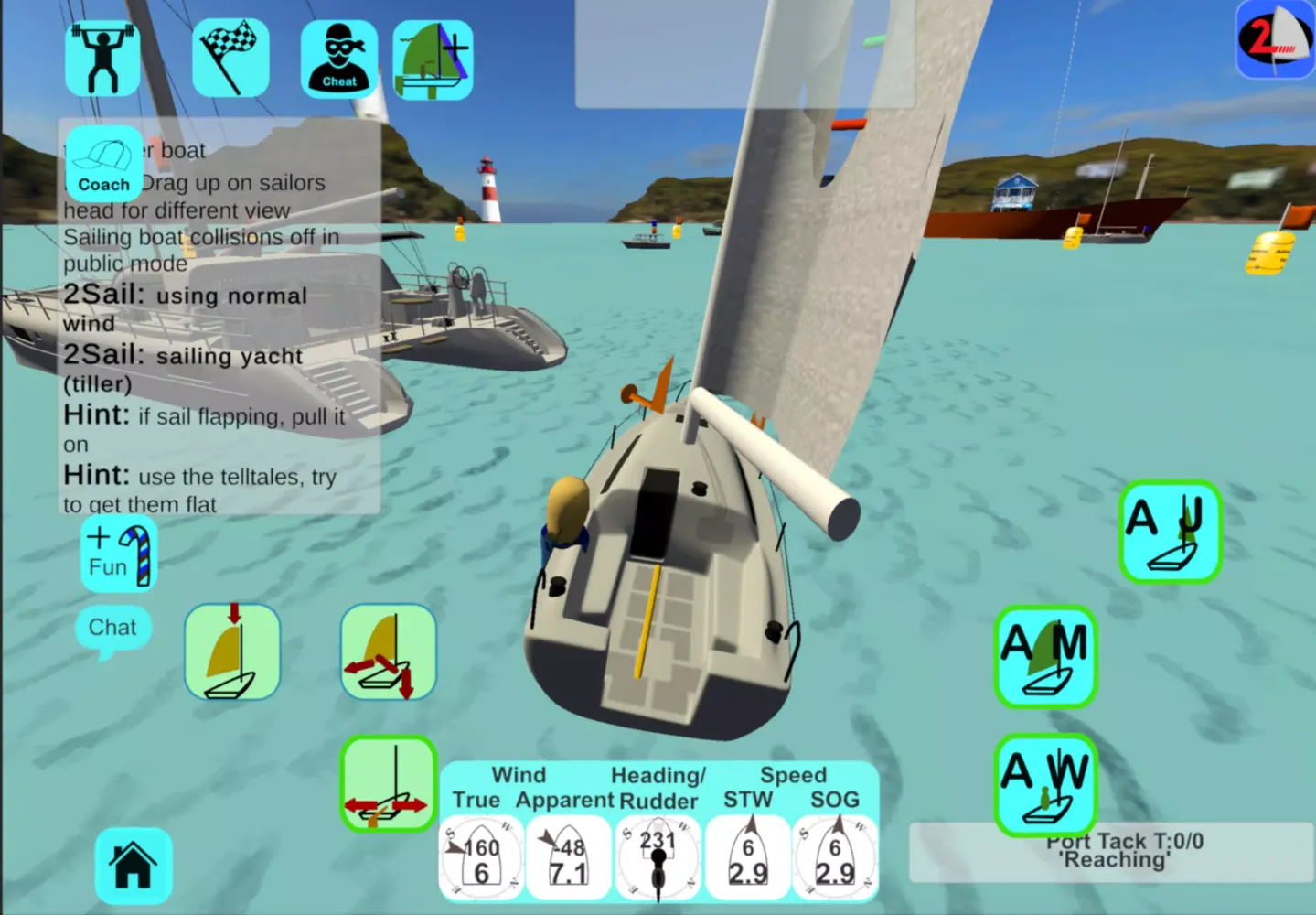 Capturas de pantalla de 2Sail