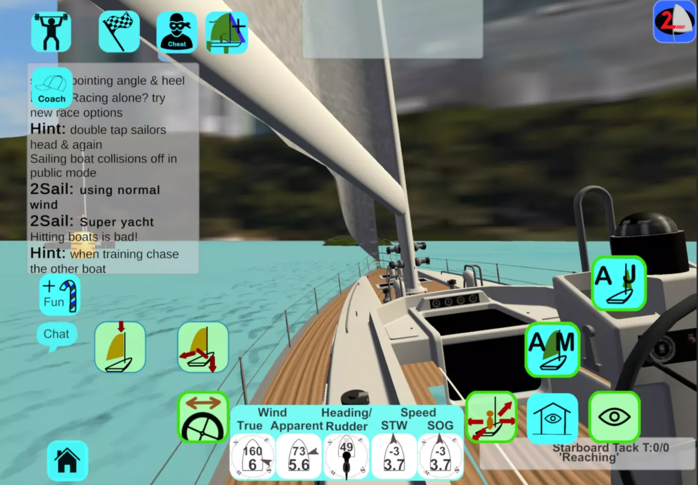 Capturas de pantalla de 2Sail