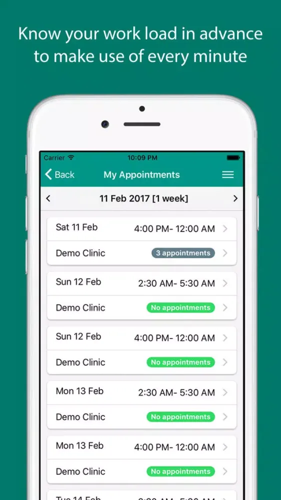 Clini Connect Screenshots