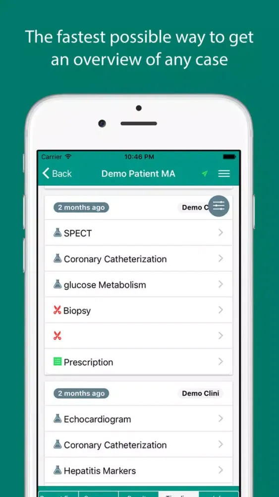 Clini Connect Screenshots