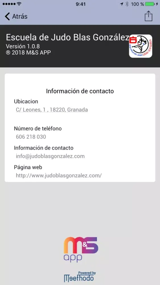 Escuela de Judo Blas González Screenshots